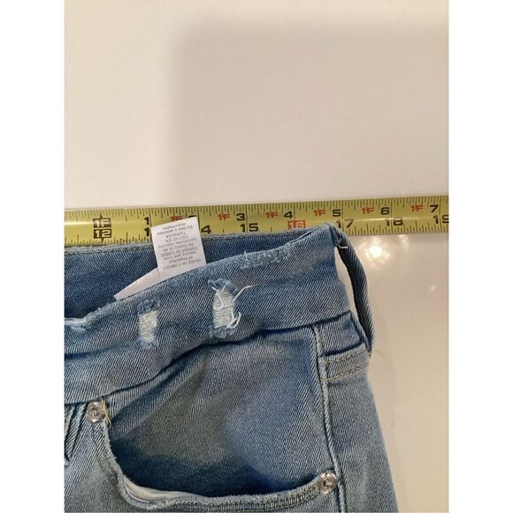 Good American Womens Good Legs Denim Jeans Sz 15 (34.5”) Distressed Stretch Plus - Picture 7 of 10